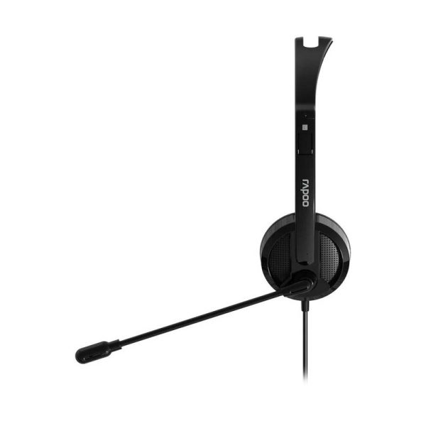 Rapoo H101 Wired Stereo Headset - 3.5mm Jack   Black Online now