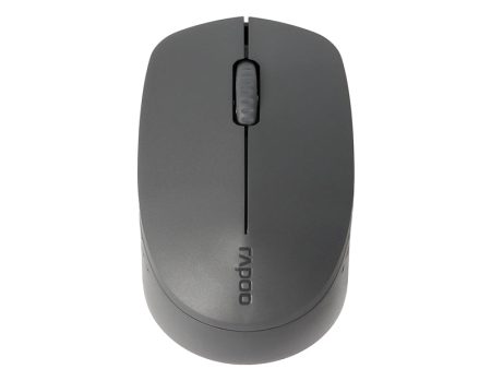 Rapoo M100 Silent Wireless Mouse - 2.4 GHz   1300 DPI   Bluetooth   USB - Dark Grey Supply