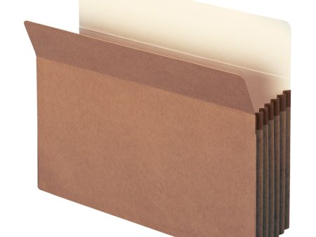 100% Recycled File Pockets, 5-1 4 inch Expansion, Straight-Cut Tab Online Sale