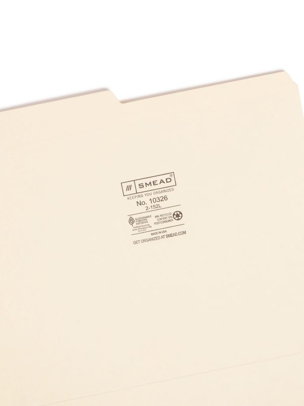 Reinforced Tab File Folders, 1 2-Cut Tab Discount