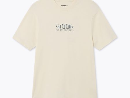 OOO Find Me Underwater Tee Cream White Discount