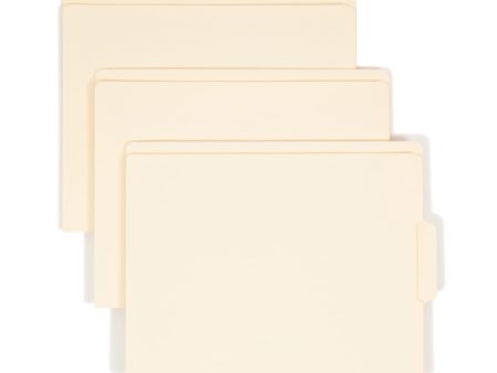 Shelf-Master® Reinforced Tab End Tab File Folders, 1 3-Cut Tab, Center Position Online Sale