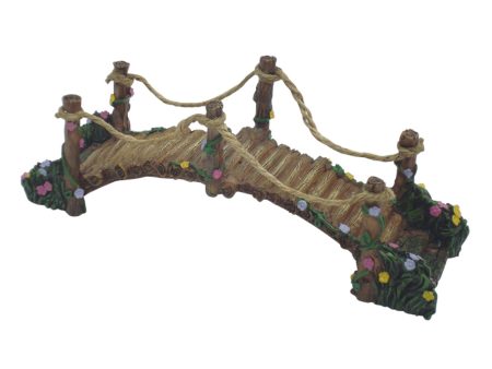 Fairy Garden Wood Look Bridge – 17cmL For Sale