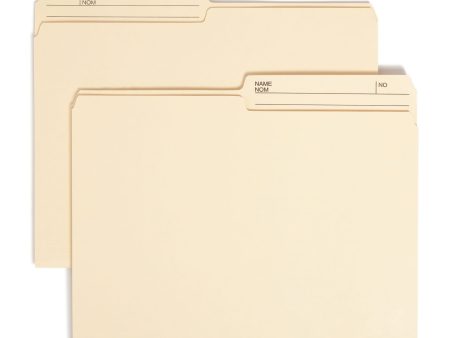 100% Recycled Reversible Printed Tab File Folders Discount