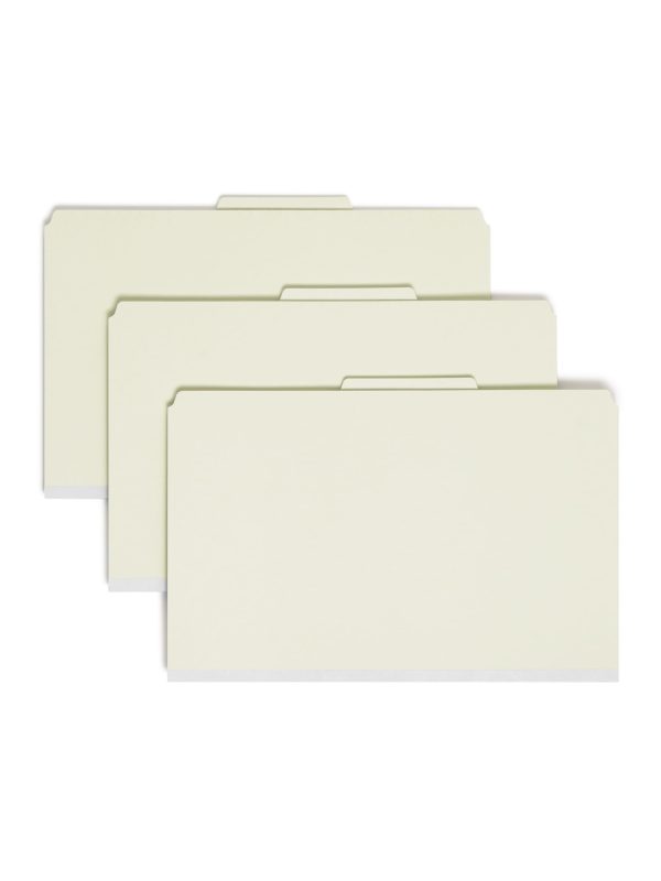 SafeSHIELD® Pressboard Classification File Folders, 1 Divider, 2 inch Expansion Supply