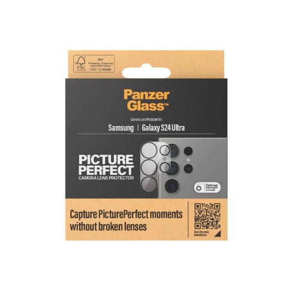 PanzerGlass Camera Lens Protector - Samsung Galaxy S24 Ultra   Clear Online now