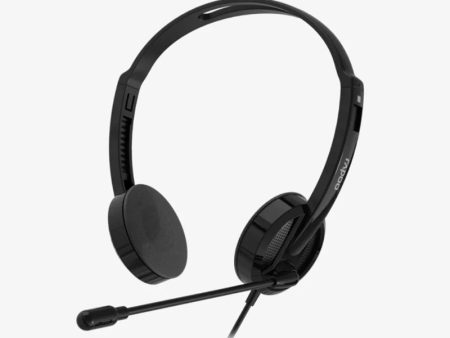 Rapoo H101 Wired Stereo Headset - 3.5mm Jack   Black Online now