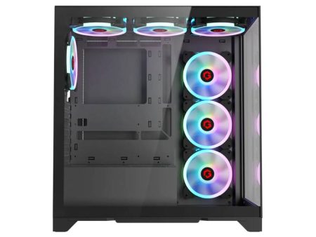 GameOn Emperor Midnight IV Series Mid Tower Gaming Case - Black For Cheap