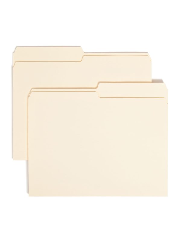 Standard File Folders, 1 2-Cut Tab Discount