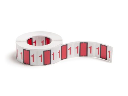 BCCRN Bar Style Color-Coded Numeric Labels, 0-9 Rolls on Sale