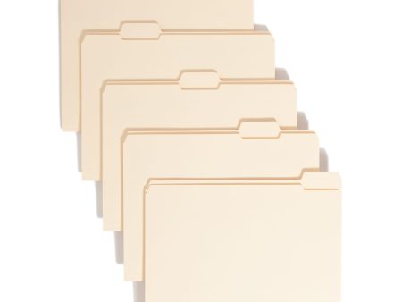 Reinforced Tab File Folders, 1 5-Cut Tab Sale