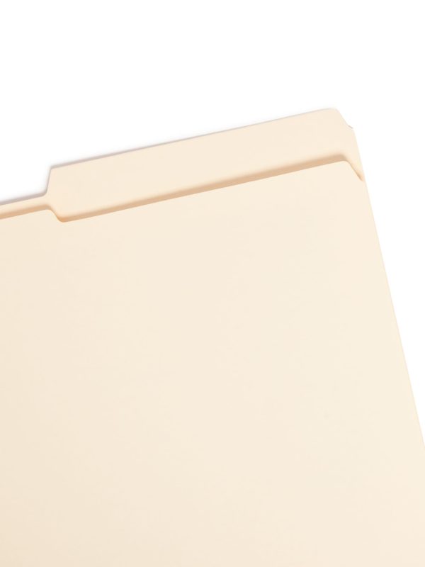 Reinforced Tab File Folders, 2 5-Cut  Right Tab Fashion