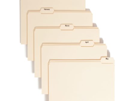 Reinforced Tab Indexed File Folder Set For Discount