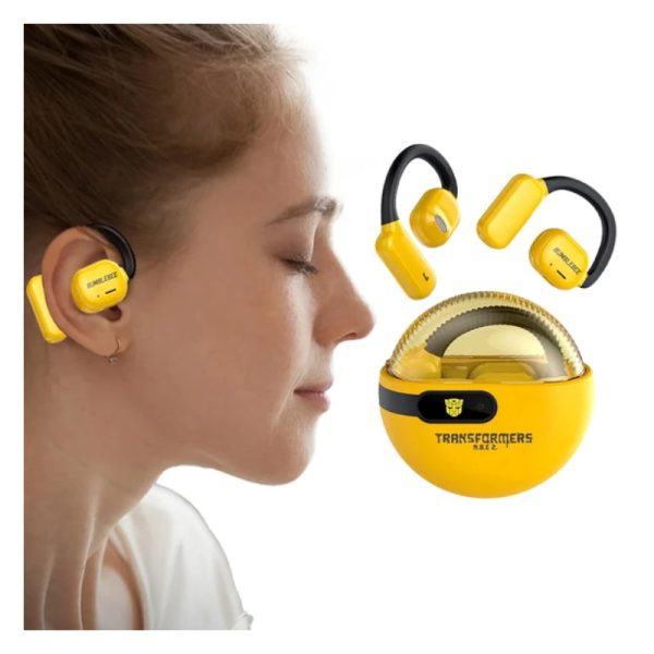 Transformers TF-T09 Wireless Bluetooth Earbuds - Yellow Online now