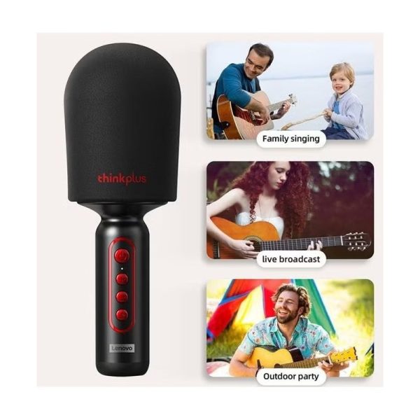 Lenovo Digital Microphone M1 - Bluetooth   2000mAh   Black Online Hot Sale