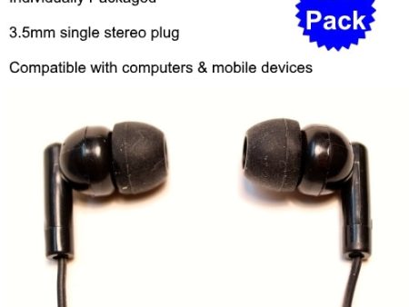 School Earbud 500 Pack Cheap