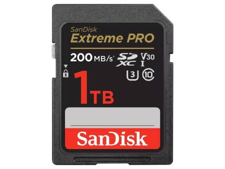 SanDisk Extreme Pro SD Card - 1TB   Up to 200MB s on Sale