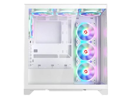 GameOn Emperor Midnight IV Series Mid Tower Gaming Case - White Sale