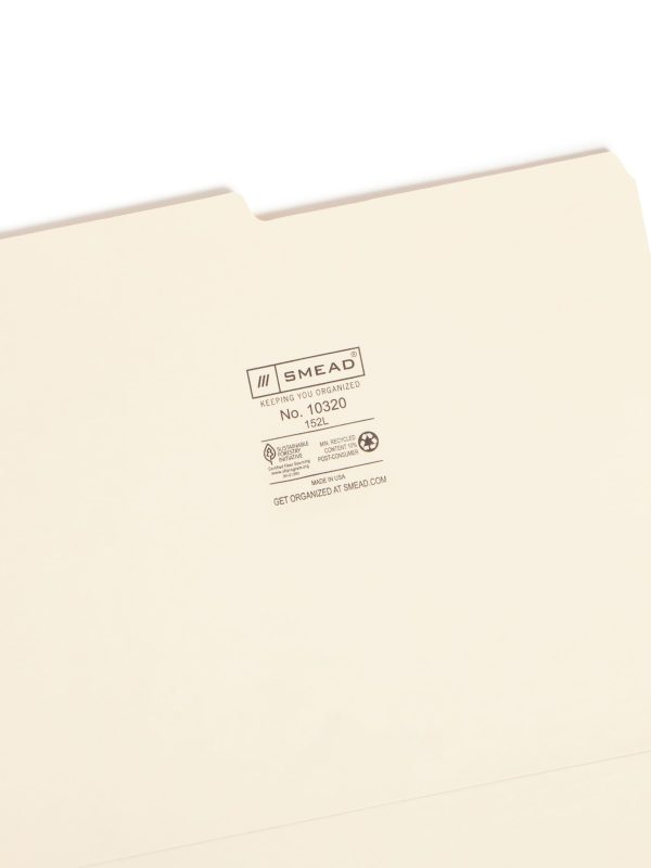 Standard File Folders, 1 2-Cut Tab Discount