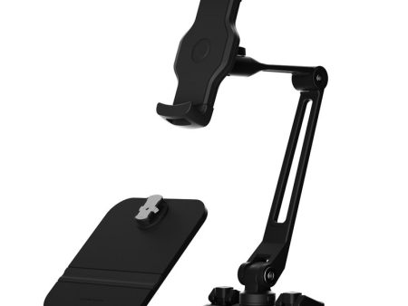 Powerology Adjustable Long Arm Suction Phone Holder - Black Cheap