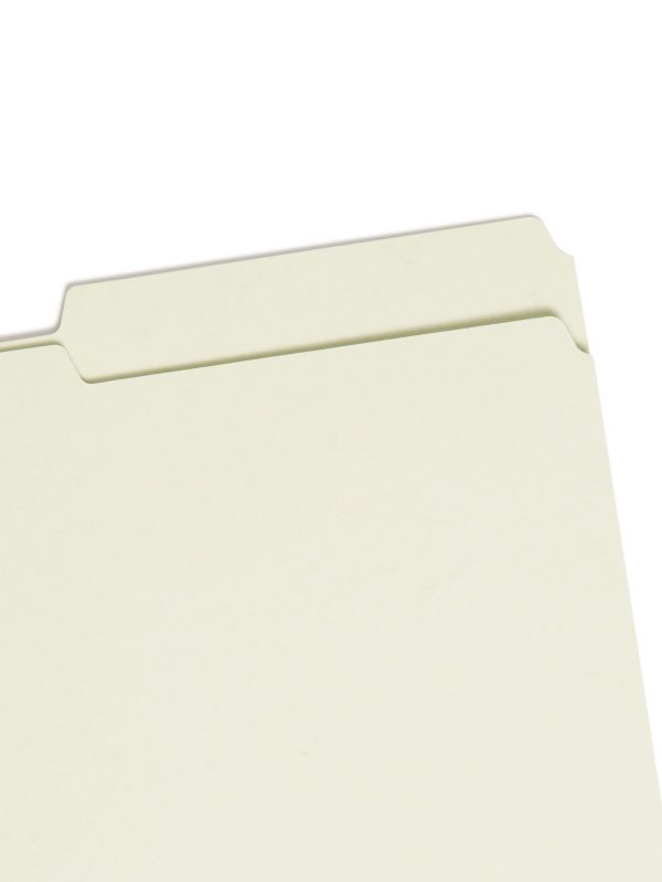 SafeSHIELD® Pressboard Fastener File Folders, 2 inch Expansion, 2 5-Cut Right Tab Online now