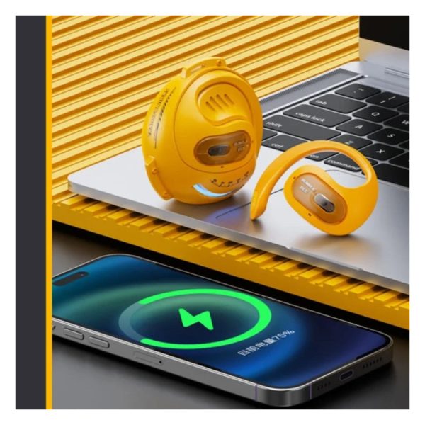 Transformers TF-T07 New Wireless Bluetooth Earbuds - Yellow For Discount