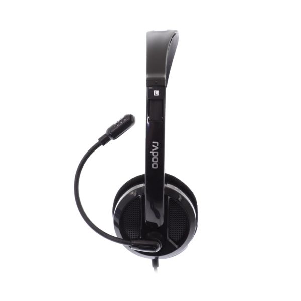 Rapoo H101 Wired Stereo Headset - 3.5mm Jack   Black Online now