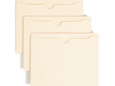 File Jackets, Flat-No Expansion, Straight-Cut Reinforced Tab Hot on Sale