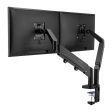 GameOn GO-5350 Dual Monitor Arm for Gaming & Office - Black Hot on Sale