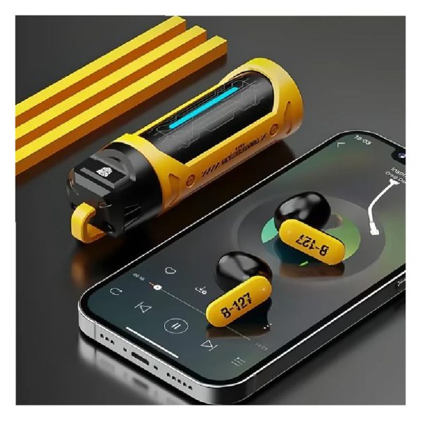 Transformers TF-T11 Wireless Bluetooth Earbuds - Yellow Online now