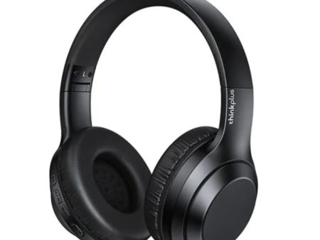 Lenovo Thinkplus TH10 Overhead Wireless Bluetooth Headphone - Bluetooth   3.5mm   Black For Cheap