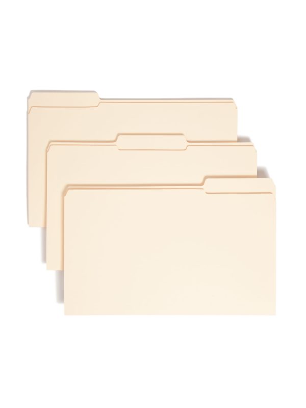 Heavy Duty Reinforced Tab File Folders, 1 3-Cut Tab Cheap