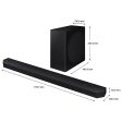 Samsung HW-Q800C 5.1.2ch Dolby Atmos Soundbar - ‎39‎W   Wireless   Black Hot on Sale