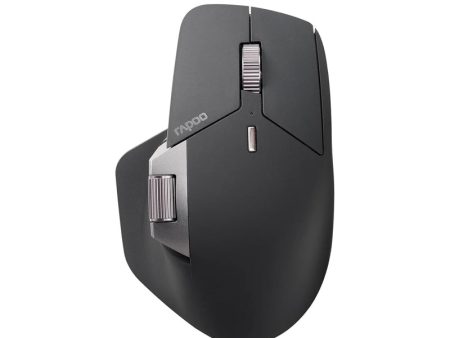 Rapoo MT760L Multi Mode Wireless Mouse - 2.4 GHz   4000 DPI   Bluetooth - Light Black Sale