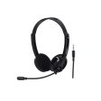 Rapoo H101 Wired Stereo Headset - 3.5mm Jack   Black Online now