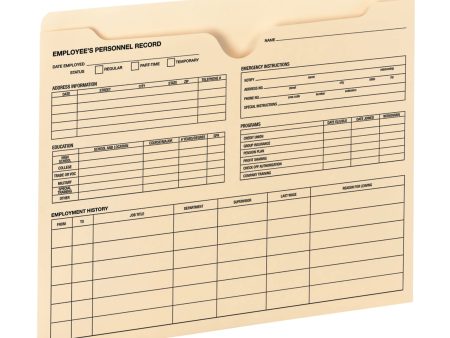 Employee Record File Jackets For Cheap