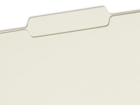 SafeSHIELD® Pressboard Fastener File Folders, 2 inch Expansion, ROC Position 2 5-Cut Tab Fashion