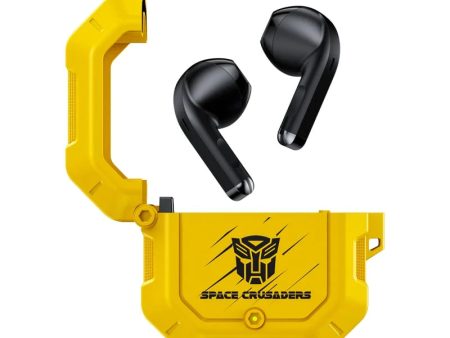 Transformers TF-T12 Wireless Bluetooth Earbuds - Yellow For Discount