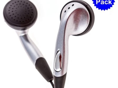 50 Pack Silver School Earbuds LH-8 For Sale